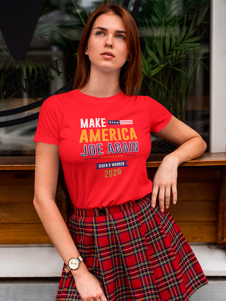 Biden Warren Make America Joe Women's T-Shirt
