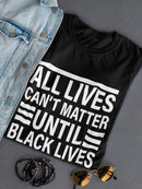 Blm Quote Women's T-shirt