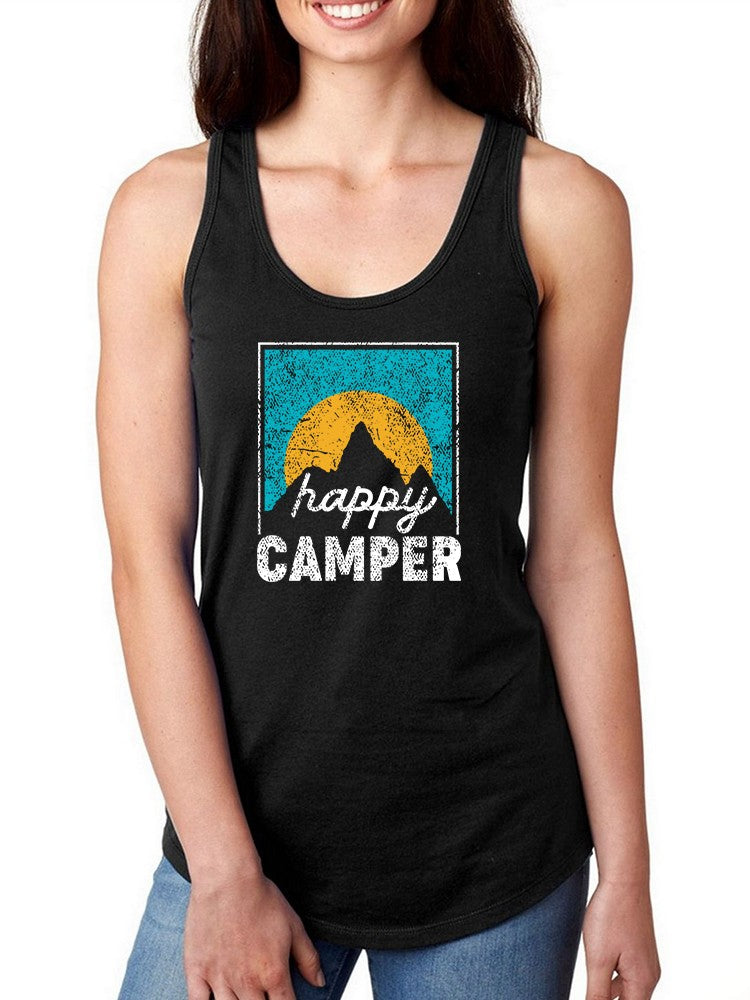 Happy Camper Landscape Women's Racerback Tank