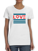 Love  And Stripes Women's T-shirt