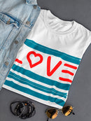 Love  And Stripes Women's T-shirt
