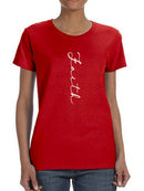 Faith  Vertical Women's T-shirt