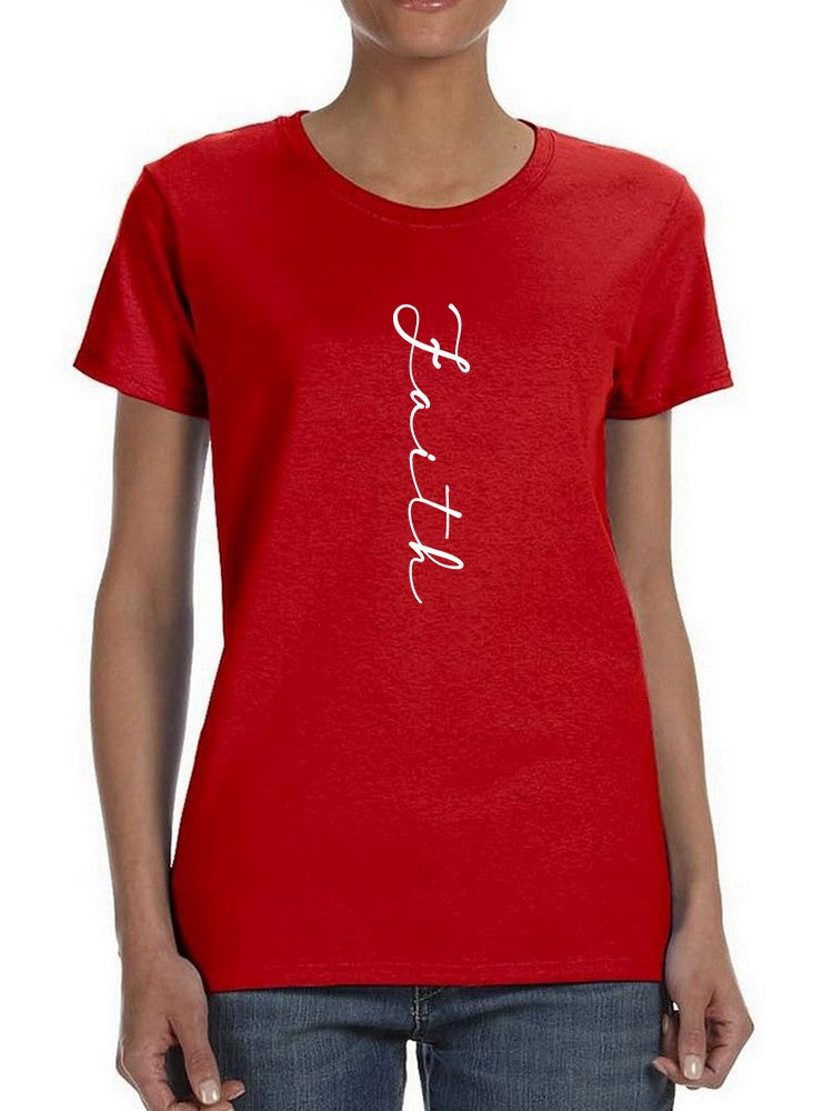 Faith  Vertical Women's T-shirt