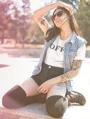 Text, Off Women's T-shirt