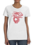 Cool Red Dragon Women's T-shirt