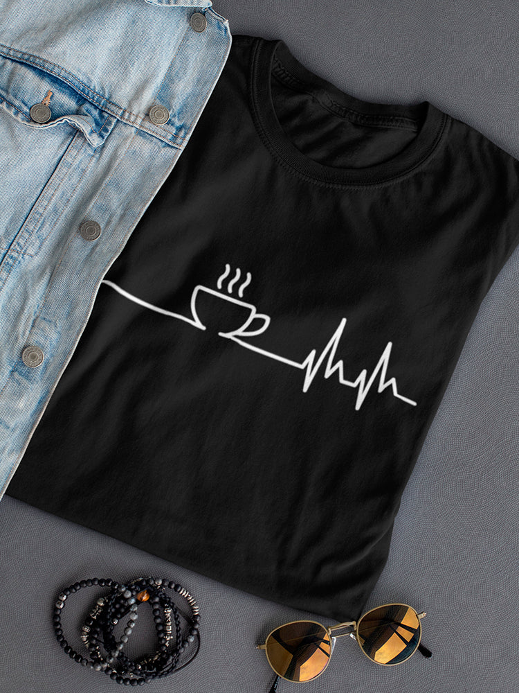 The Heartbeat Of A Coffee Lover Women's T-Shirt