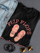 Flip Flop Glass Slipper Of South Women's T-Shirt