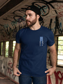 Stars And Stripes Flag, Vertical Men's T-shirt