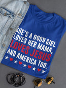 She's A Good Girl Quote Women's T-shirt