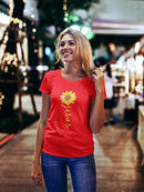 Jesus With Sunflower Women's T-Shirt