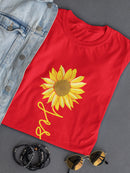Jesus With Sunflower Women's T-Shirt