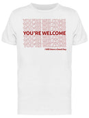 You're Welcome Plastic Bag  Men's T-Shirt