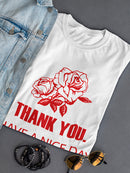 Plastic Bag Roses Nice Day Women's T-Shirt