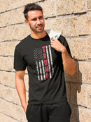 Grunge U.s.a. Flag: Trump Men's T-Shirt