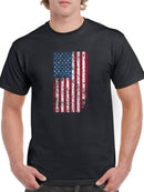 Grunge Colored U.s.a. Flag Men's T-Shirt