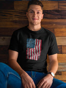Grunge Colored U.s.a. Flag Men's T-Shirt