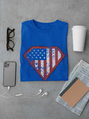 Diamond Form U.s.a. Flag Men's-Tshirt