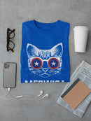 Cool Kitty: Meowica U.s.a. Men's-Tshirt