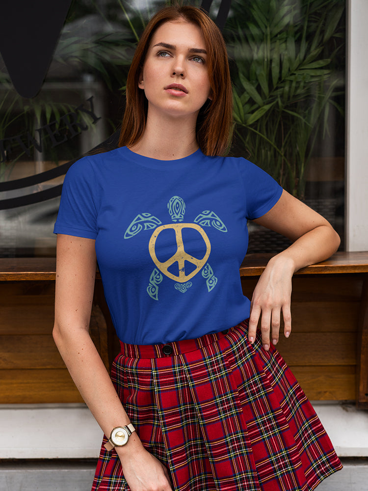 Peace Turtle Women's T-shirt