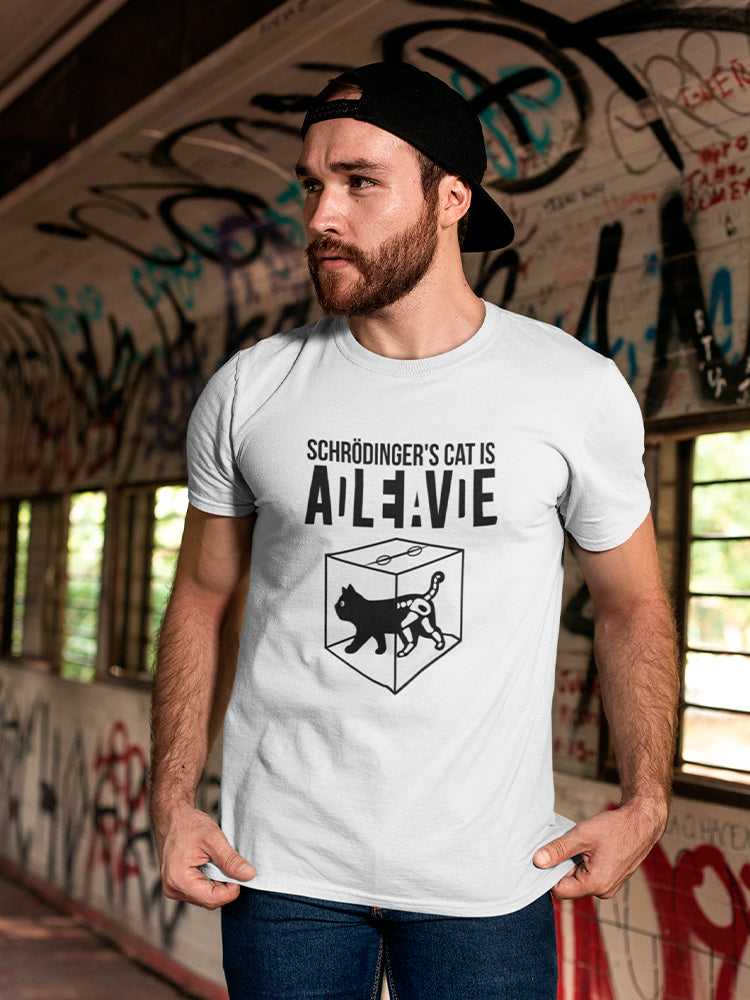 Schrodinger's Cat's Alive Dead  Men's T-Shirt