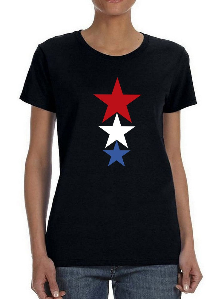 U.s.a. Color Stars  Women's T-Shirt