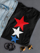 U.s.a. Color Stars  Women's T-Shirt