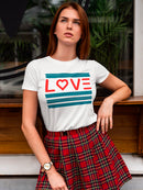 Love With Heart Design  Women's T-Shirt
