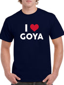 I Love Goya Men's T-shirt
