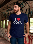 I Love Goya Men's T-shirt