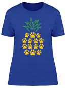 Pineapple Made Of Dog Paws Women's T-shirt
