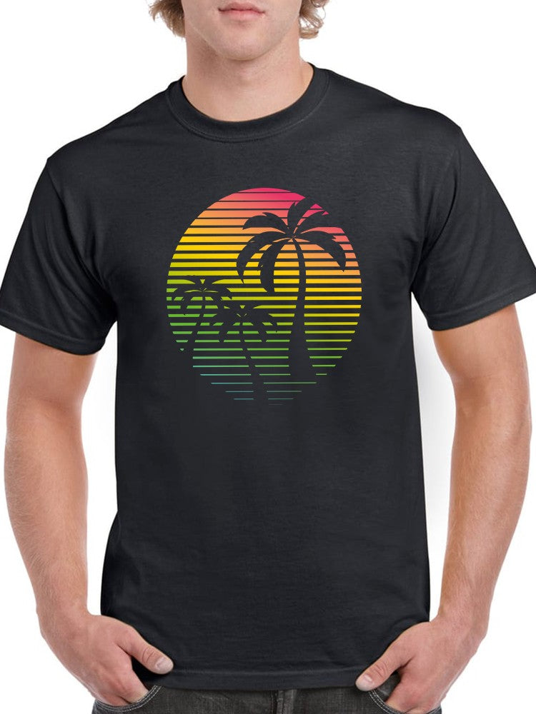 Colorful Palm Trees Men's T-shirt