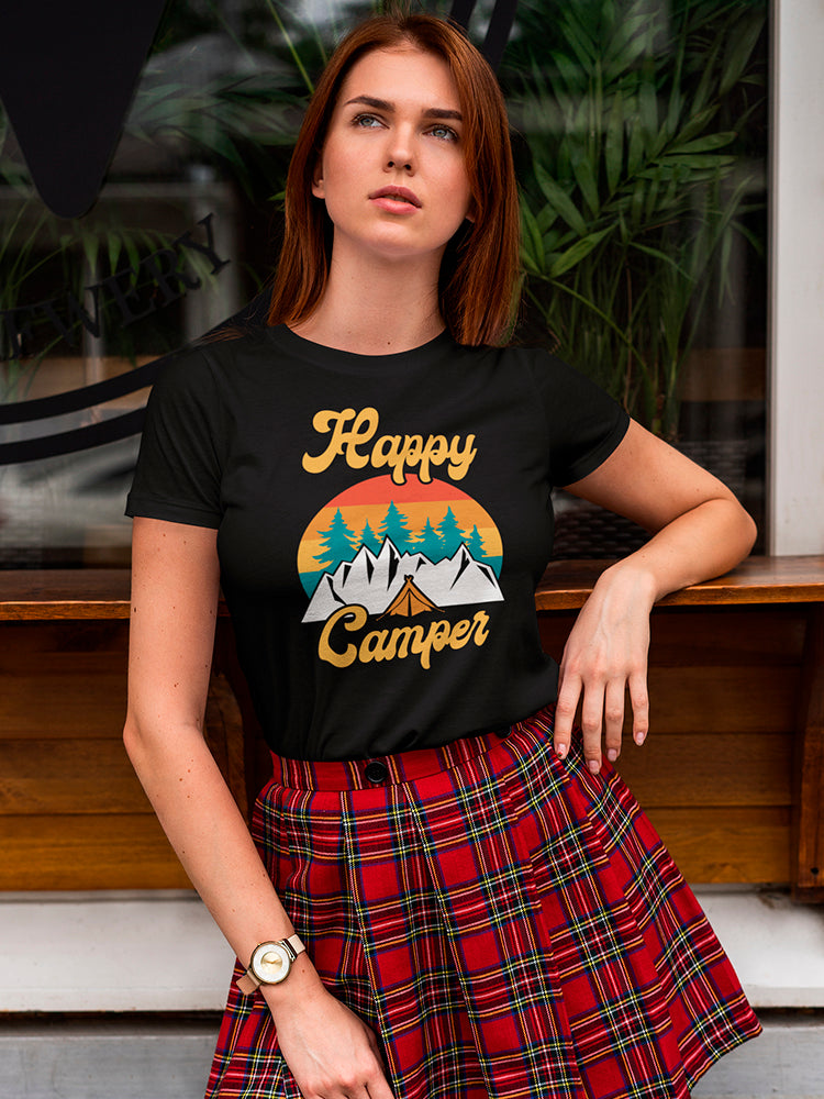 Happy Camper Graphic Women's T-shirt