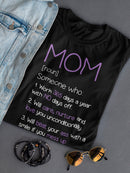 Mom Definition Women's T-shirt