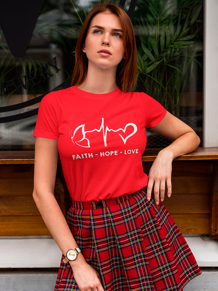 Faith Hope Love Design Women's T-shirt