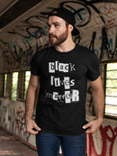 Black Lives Matter Design Men's T-shirt