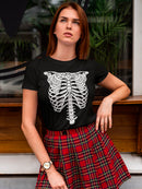 Skeleton Design Women's T-shirt