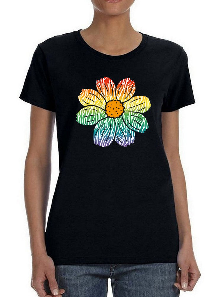 Colorful Flower Women's T-shirt