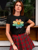 Colorful Flower Women's T-shirt