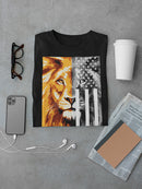 Black And White Cool Lion Men's T-shirt