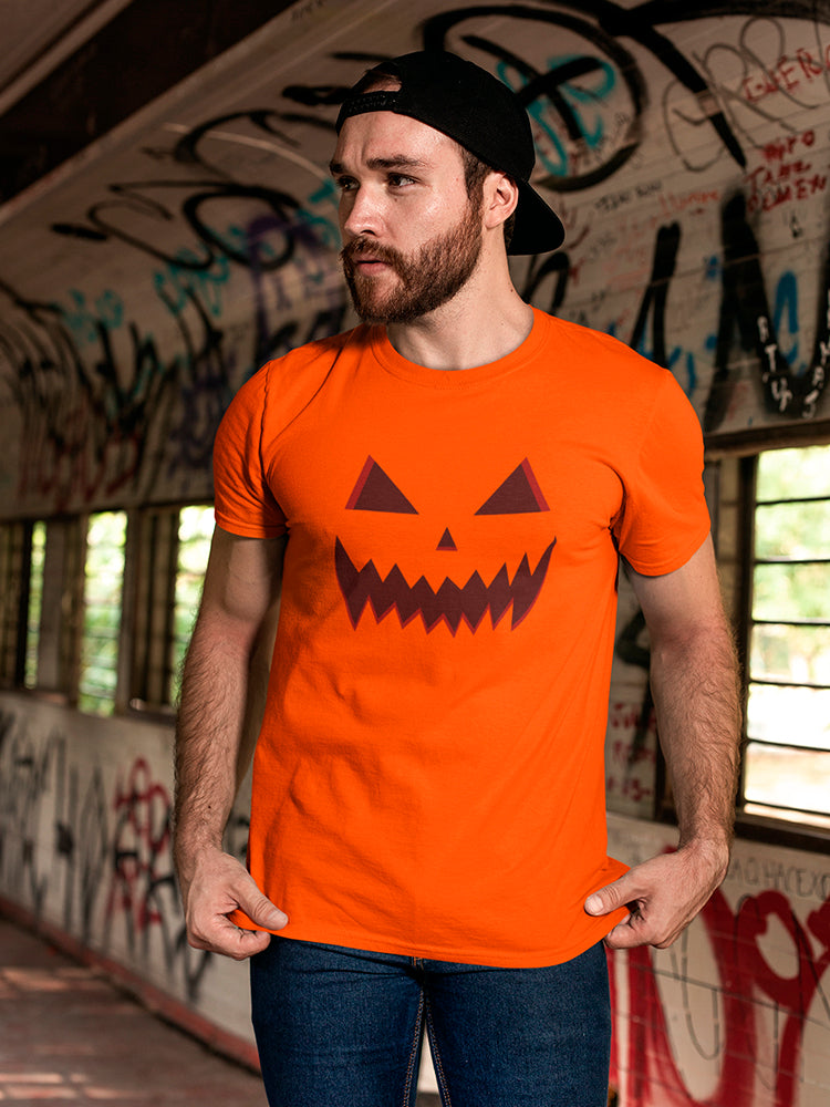 Pimpkin Lantern Face Men's T-shirt