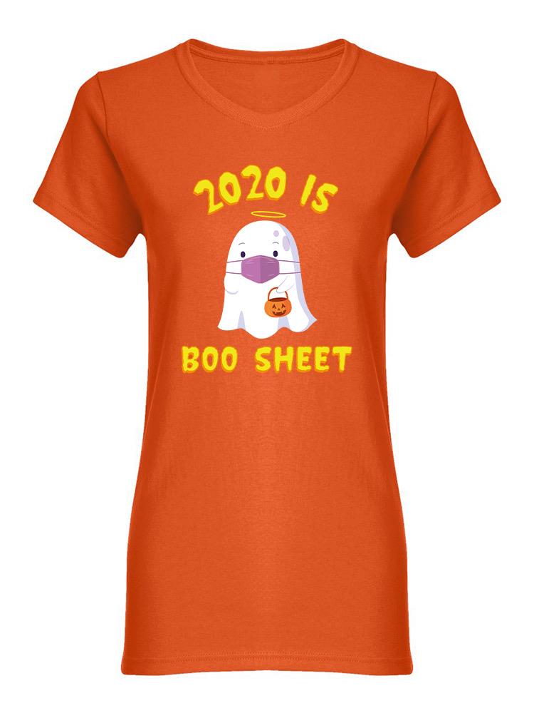 Boo Sheet Women's Shaped T-shirt