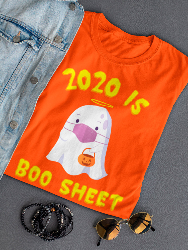 Boo Sheet Women's Shaped T-shirt