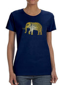 Golden Elephant Women's Shaped T-shirt