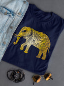 Golden Elephant Women's Shaped T-shirt