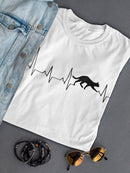 Cat On Life Line Women's Shaped T-shirt