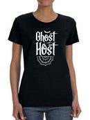 Ghost Host Women's Shaped T-shirt