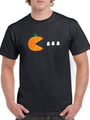 Pumpkin Pacman Tee Men's -GoatDeals Designs