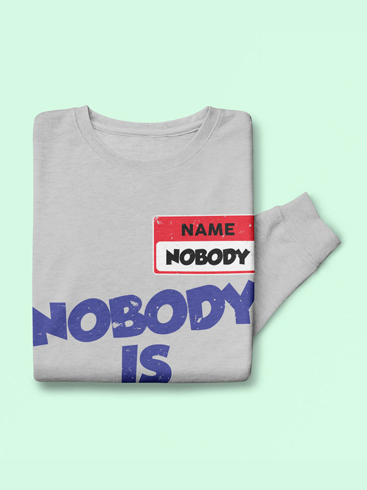 Nobody Is Perfect Design Sweatshirt Men's -GoatDeals Designs