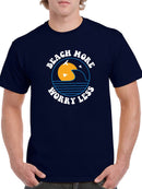Beach More Worry Less Design Tee Men's -GoatDeals Designs
