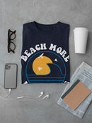 Beach More Worry Less Design Tee Men's -GoatDeals Designs